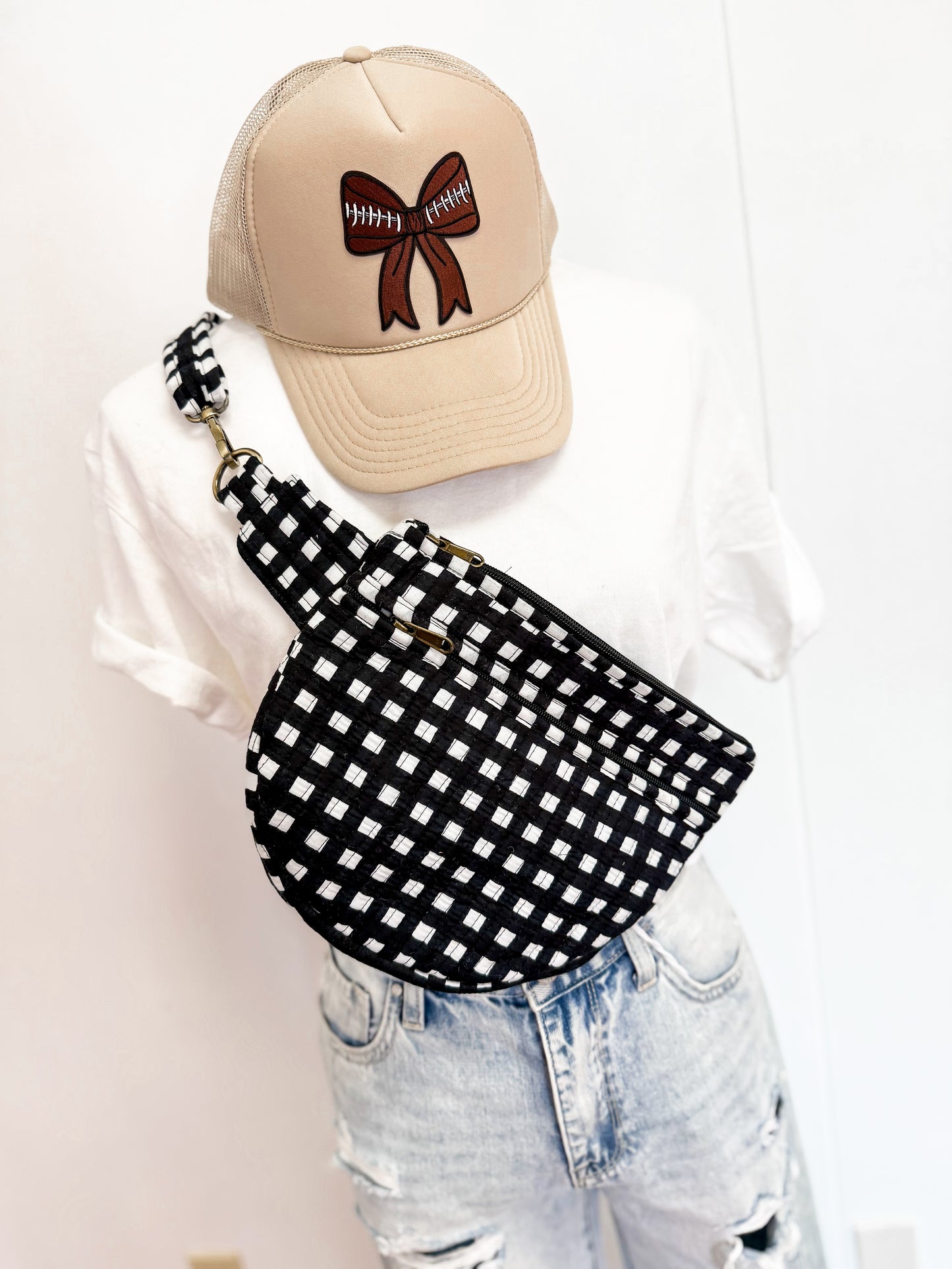 Game Day Quilted Bum Bag