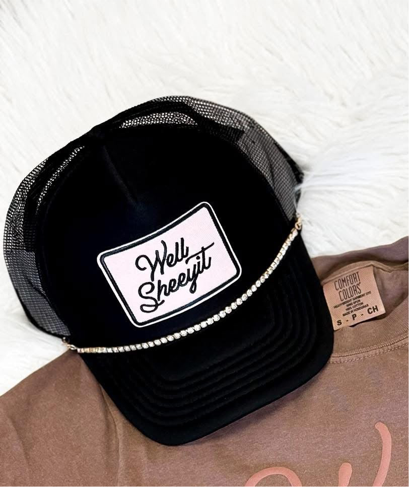 Well Sheeyit Trucker w/ chain
