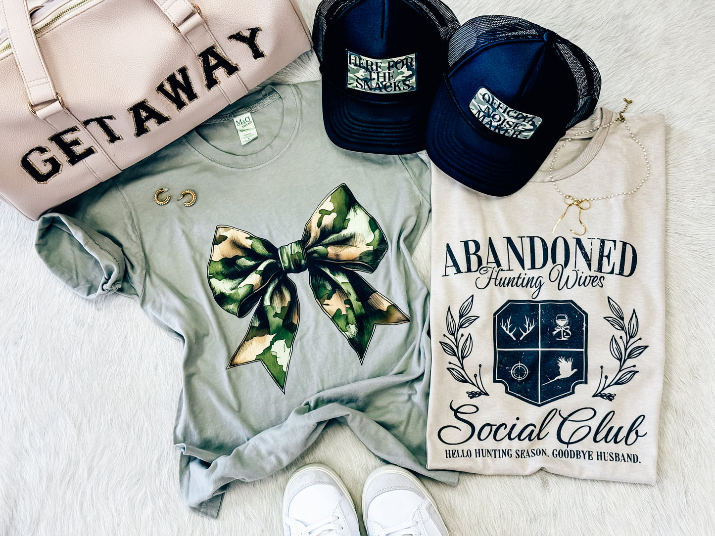 Abandoned Hunting Wives Social Club Tee