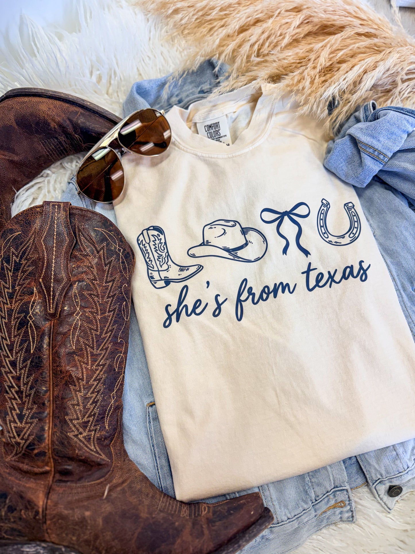 She's From Texas Icon Tee