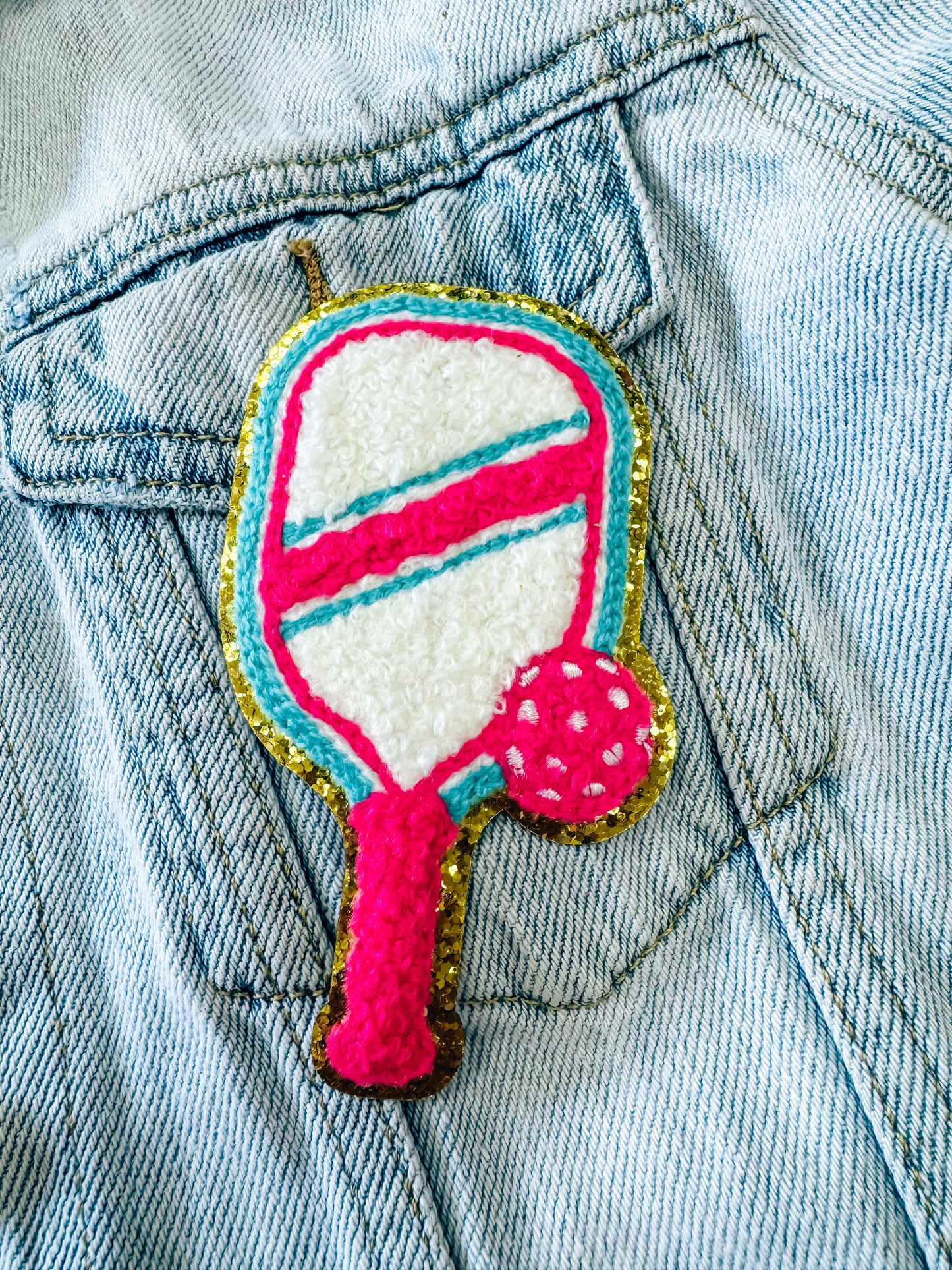 Pickleball Chenille Patch