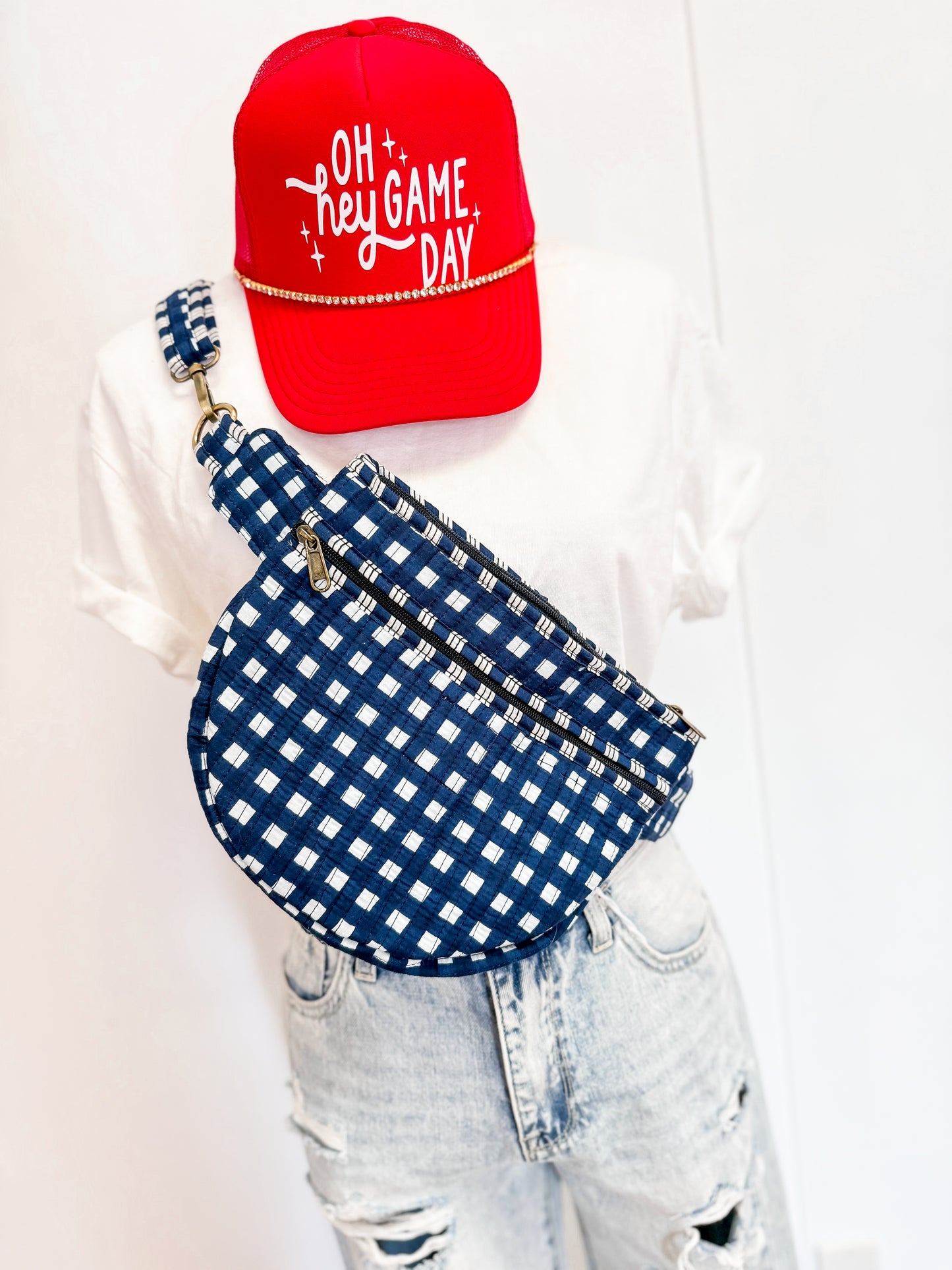 Game Day Quilted Bum Bag