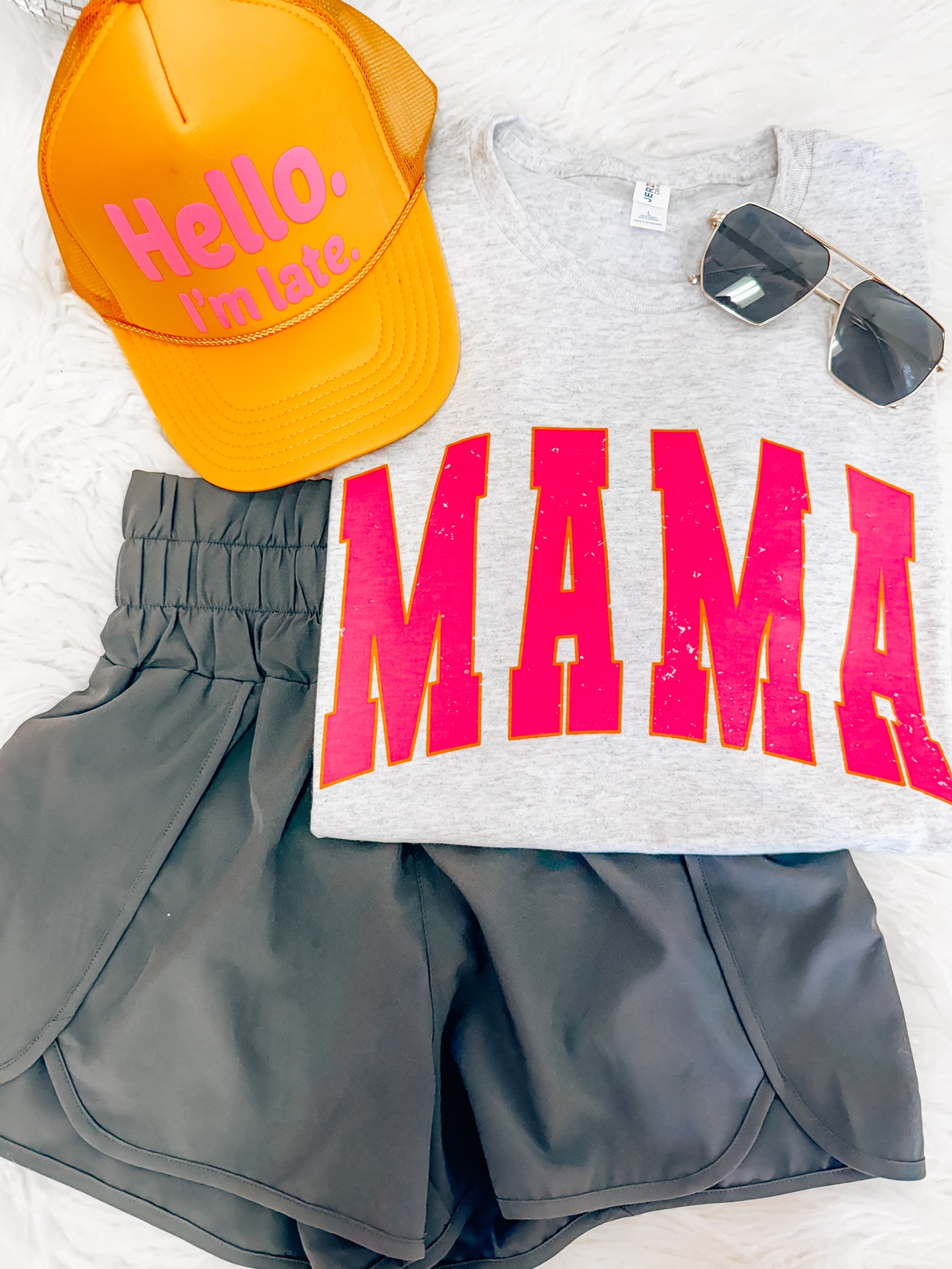 Distressed Mama Tee