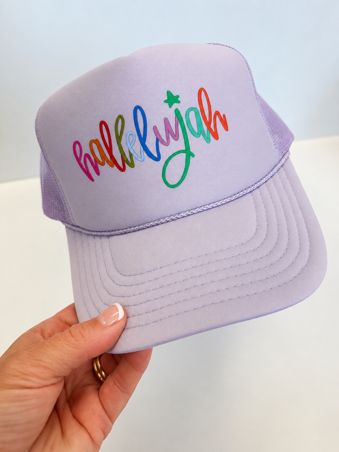 Colorful Hallelujah Trucker Hat