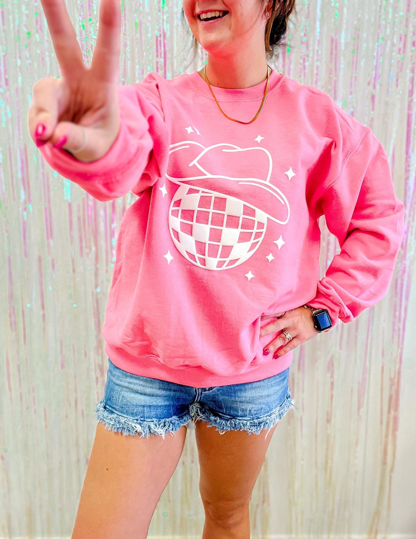 Puff Print Disco Cowboy
