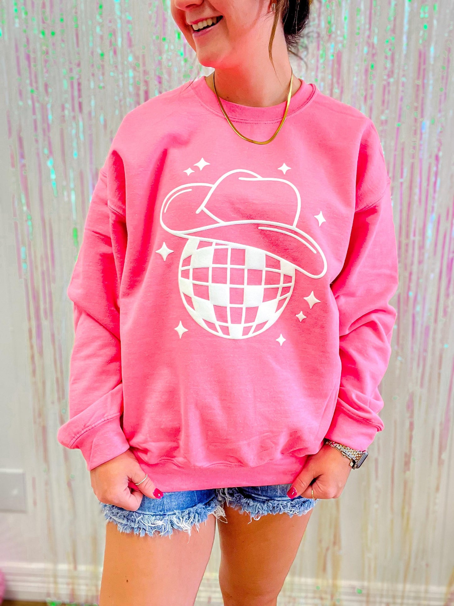 Puff Print Disco Cowboy