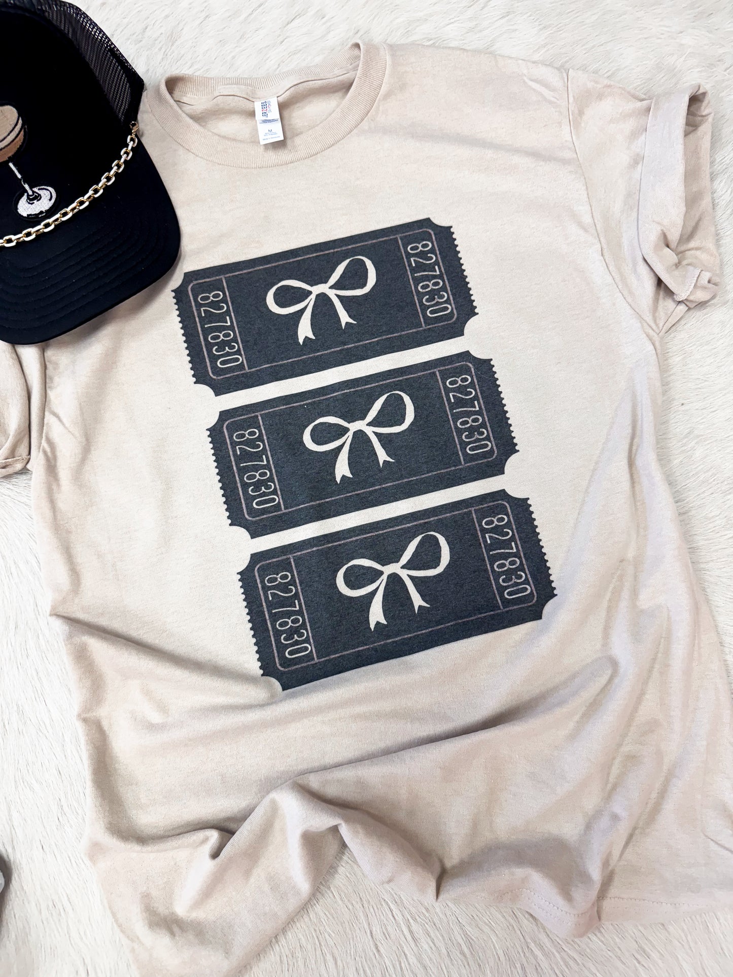 Bow Ticket Tee