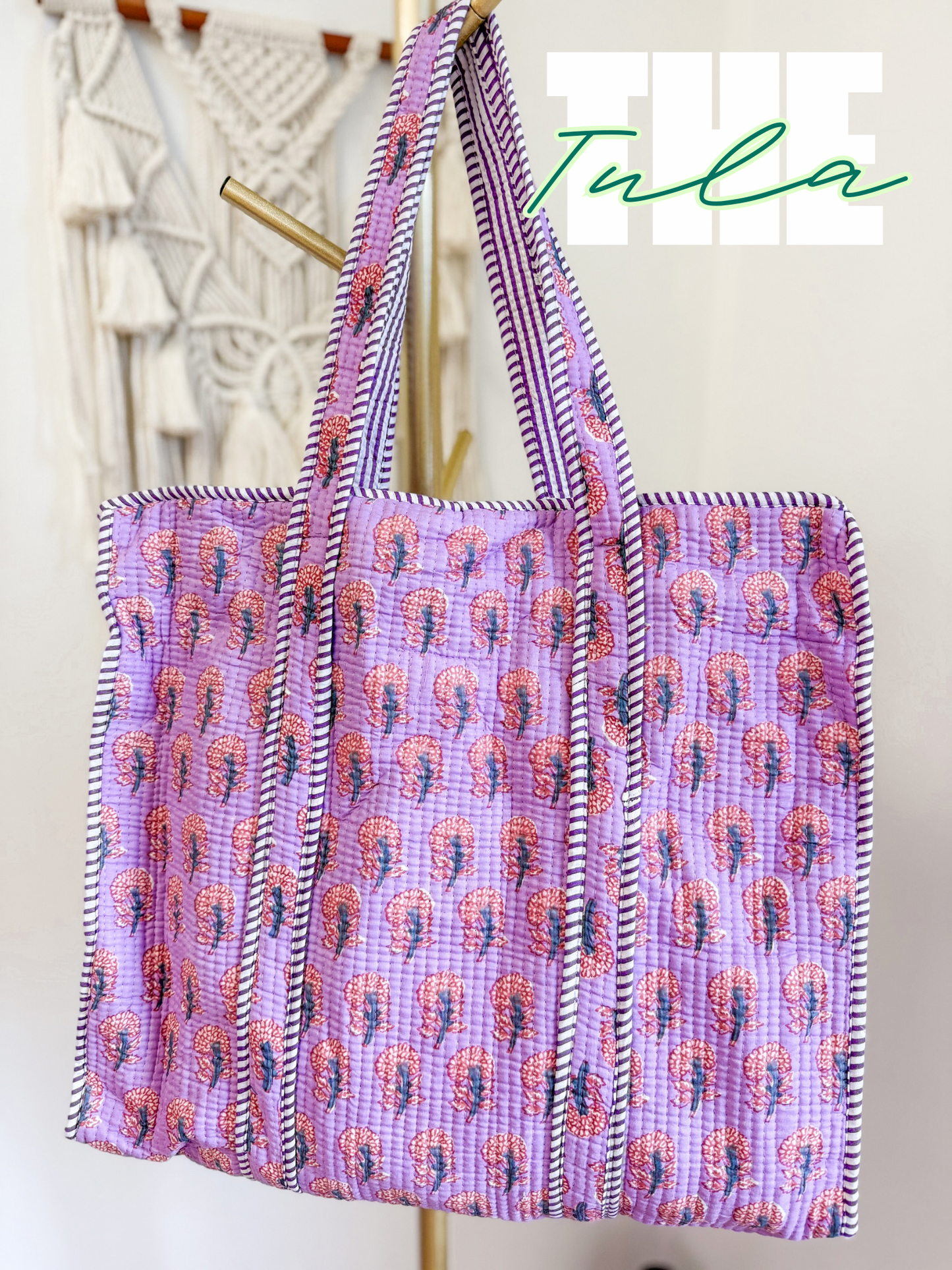 Quilted Tote Bag