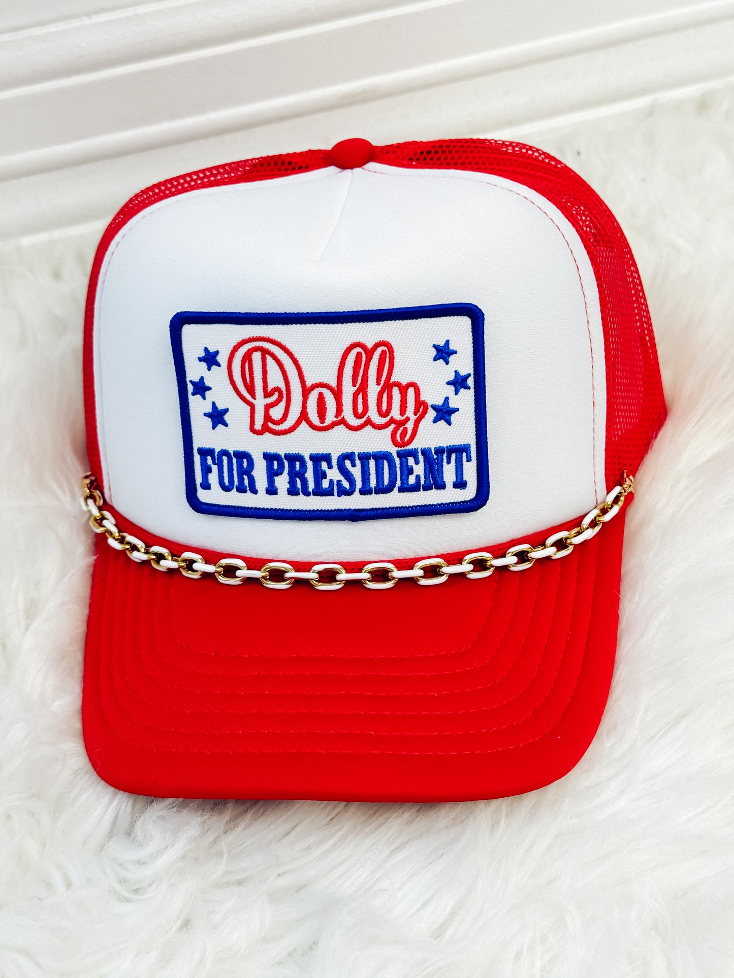 Dolly For President Trucker Hat