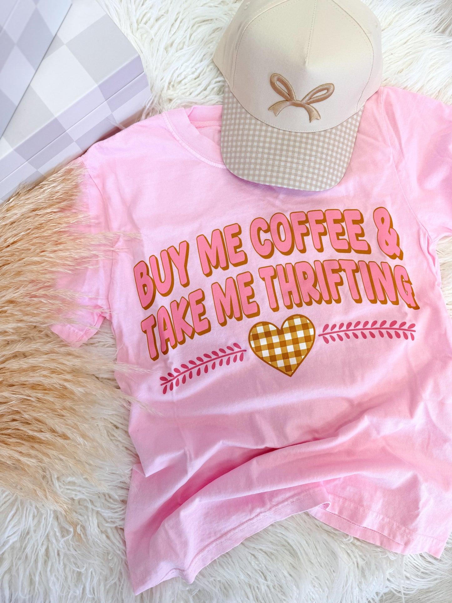 Coffee & Thrifting Tee