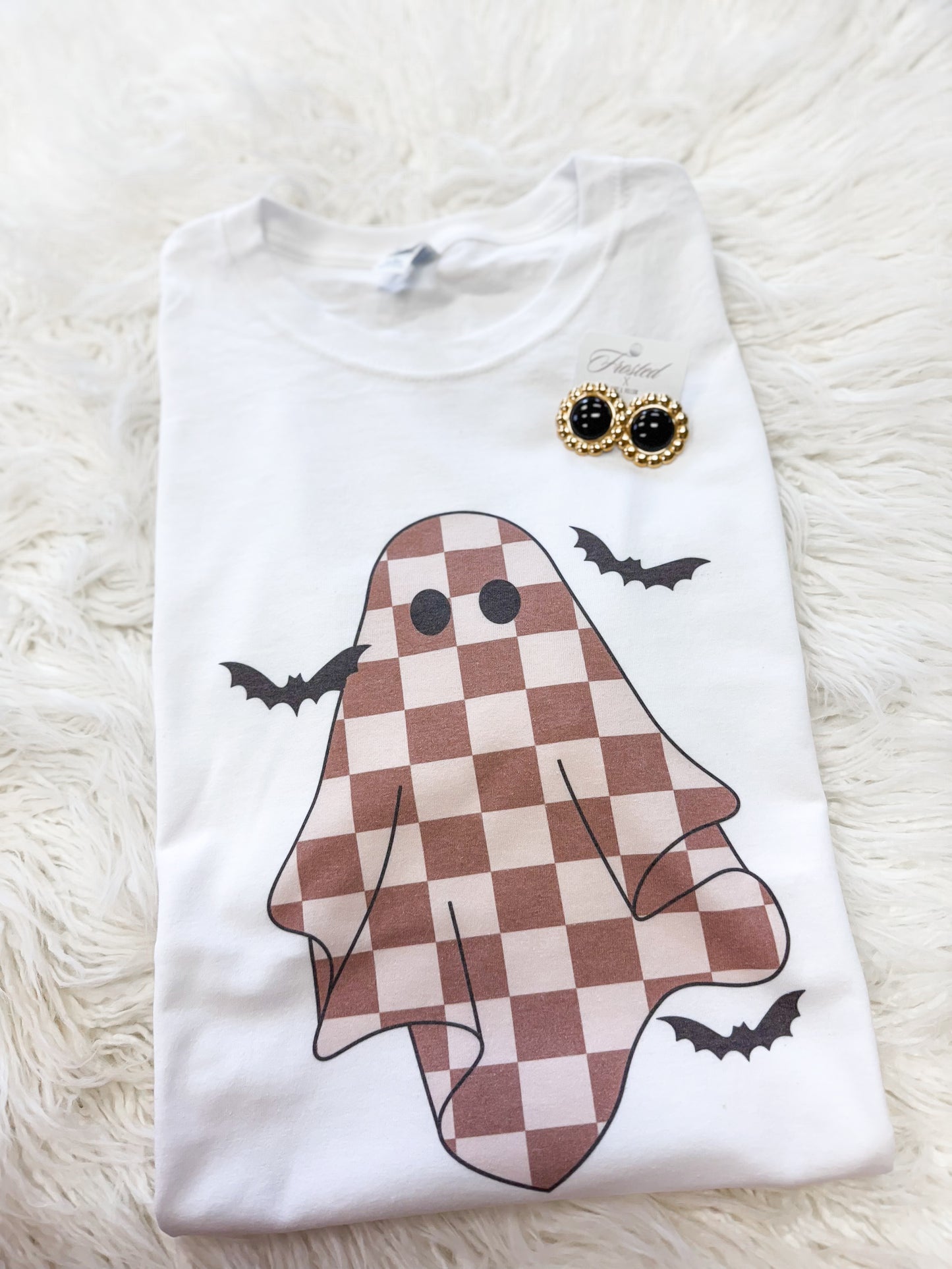 Checkered Ghost Tee