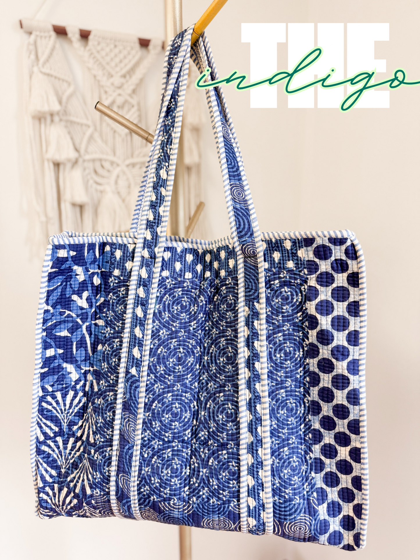 Quilted Tote Bag