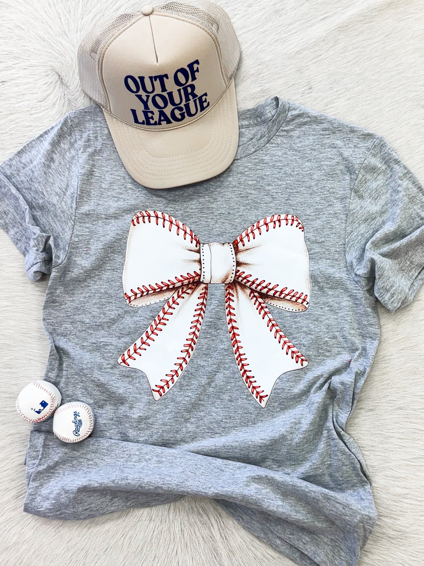 Baseball Bow Tee