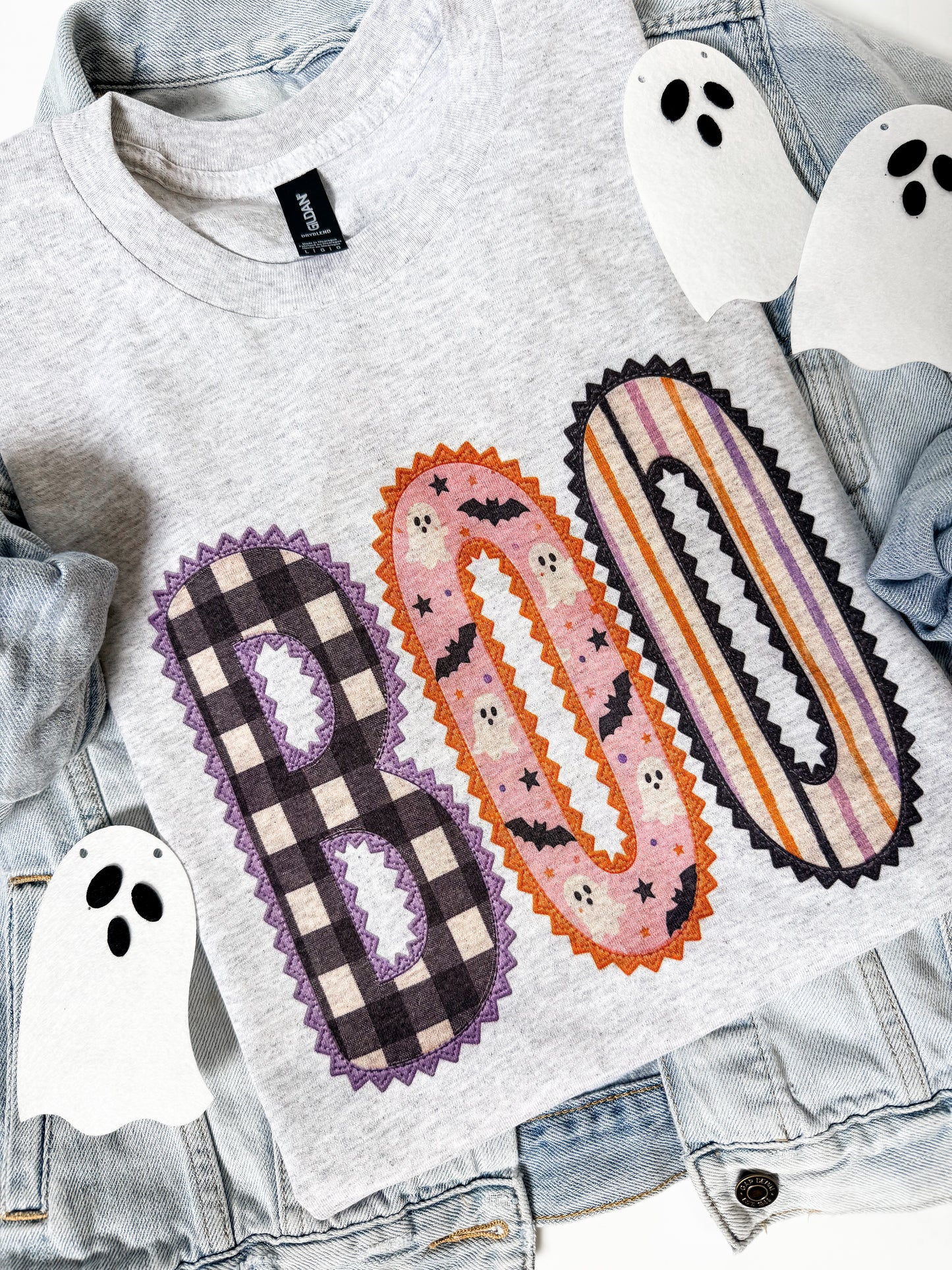 Boo - Faux Patch Tee