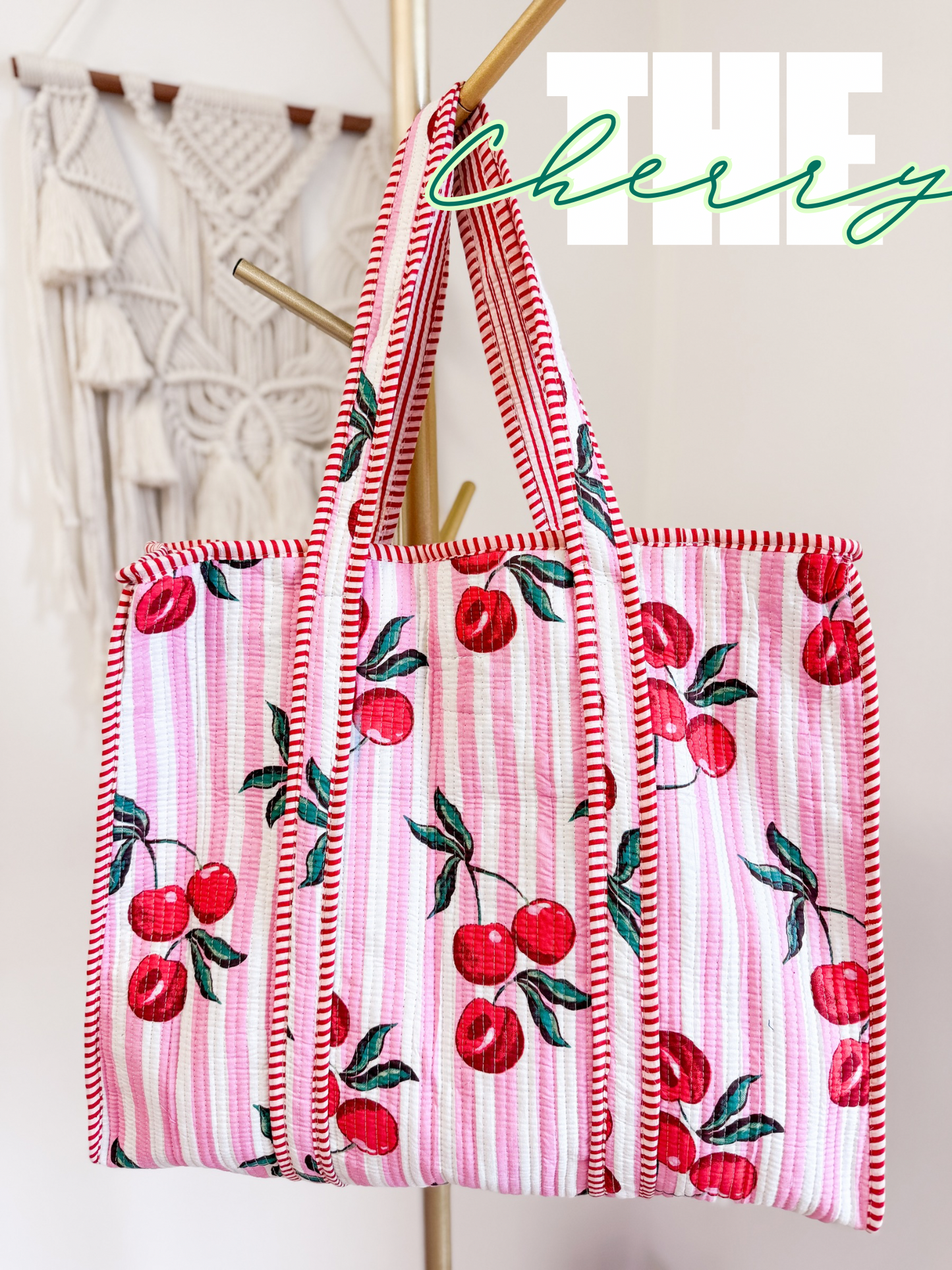 Quilted Tote Bag