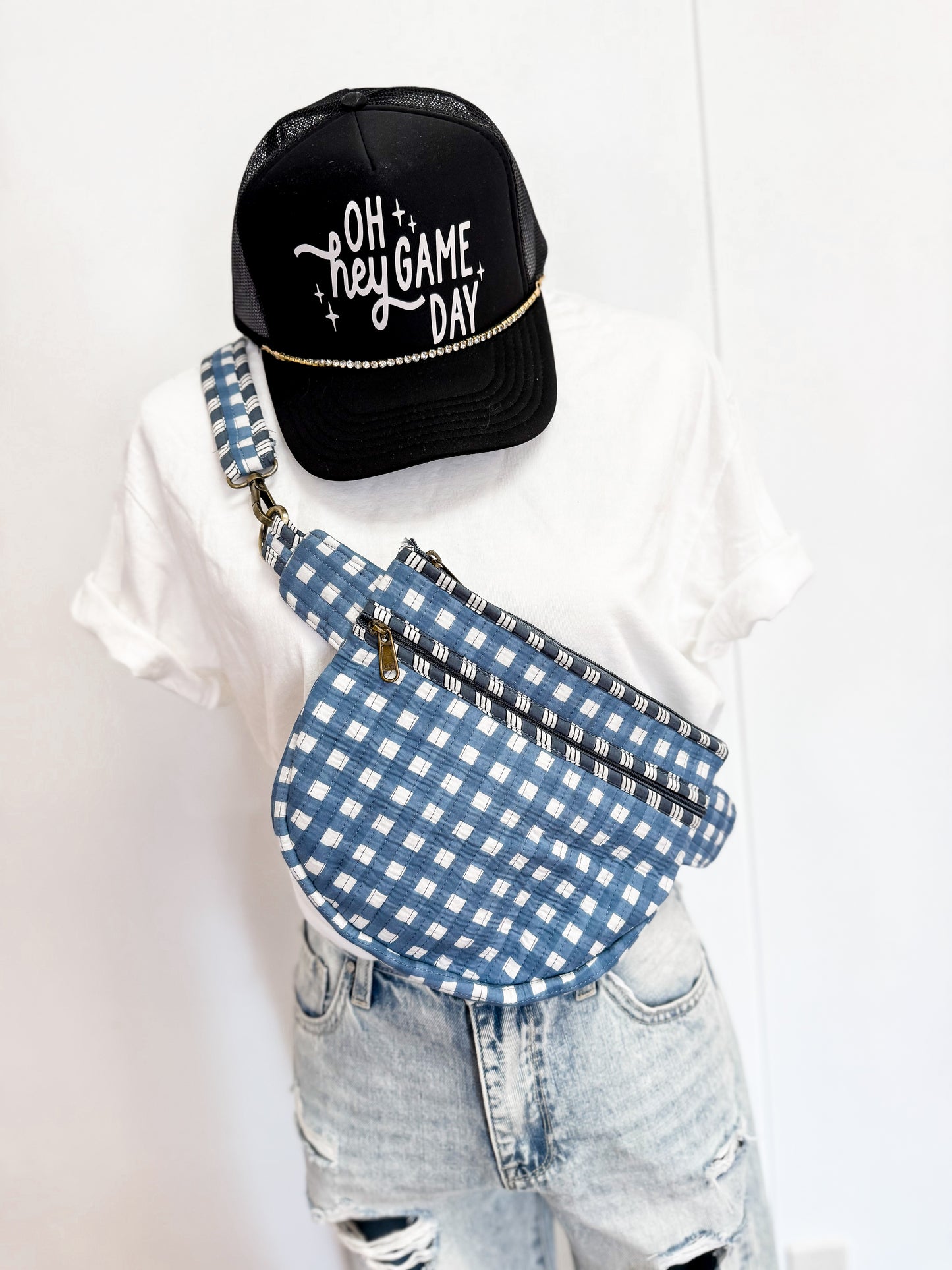 Game Day Quilted Bum Bag