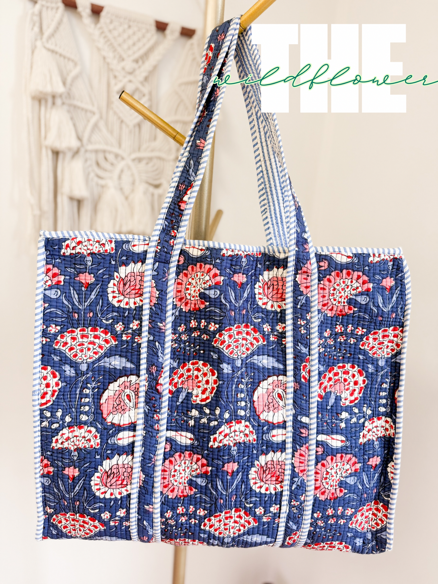 Quilted Tote Bag