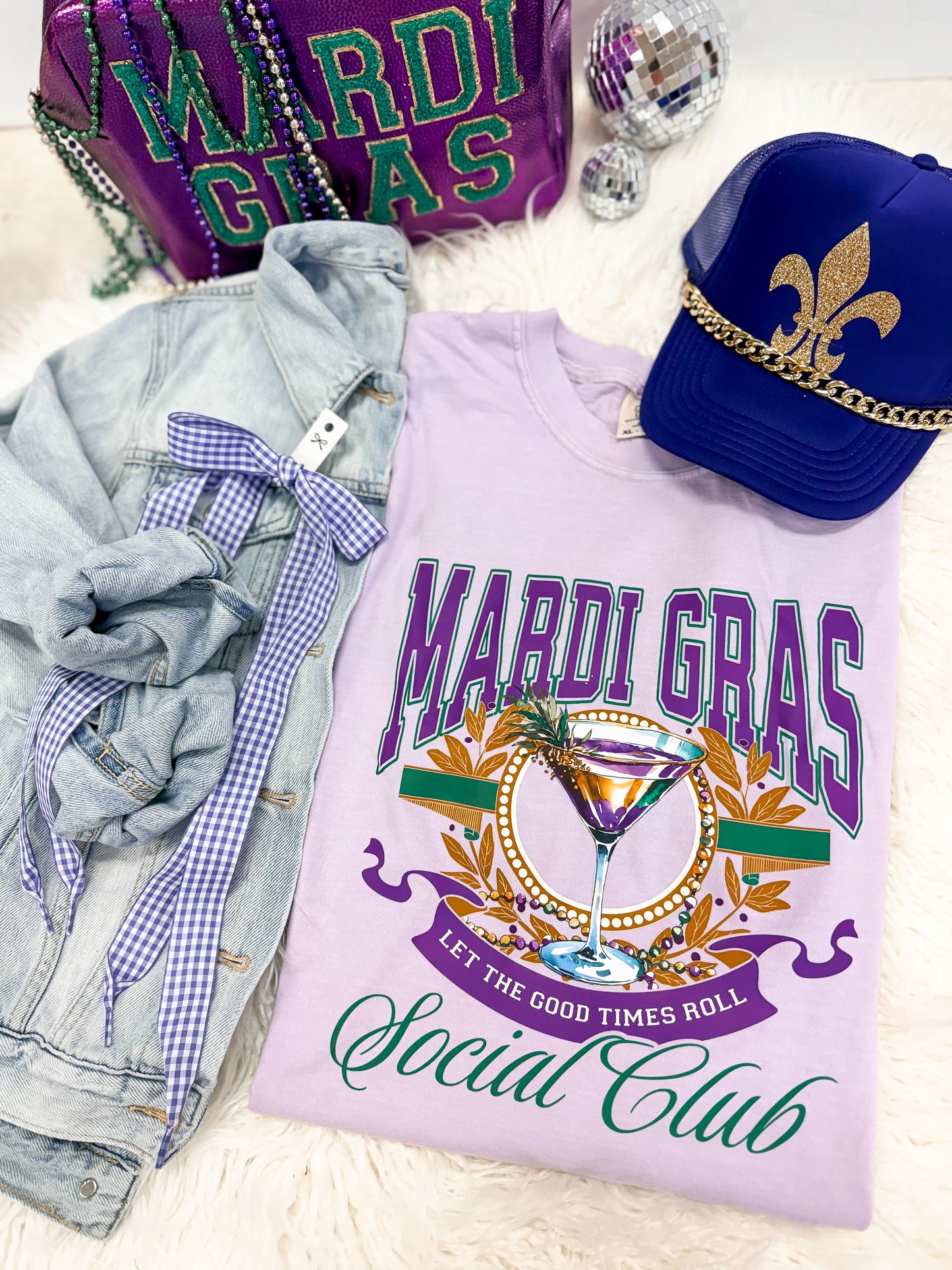 Mardi Gras Social Club Tee