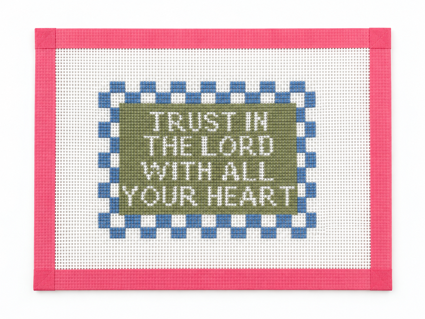 Trust the Lord Needlepoint Canvas