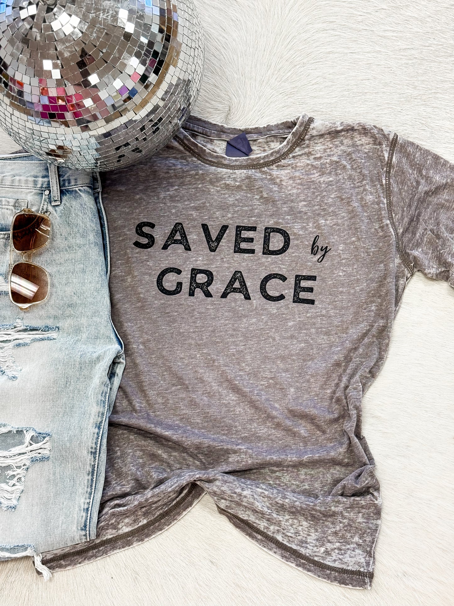 Saved By Grace Tee