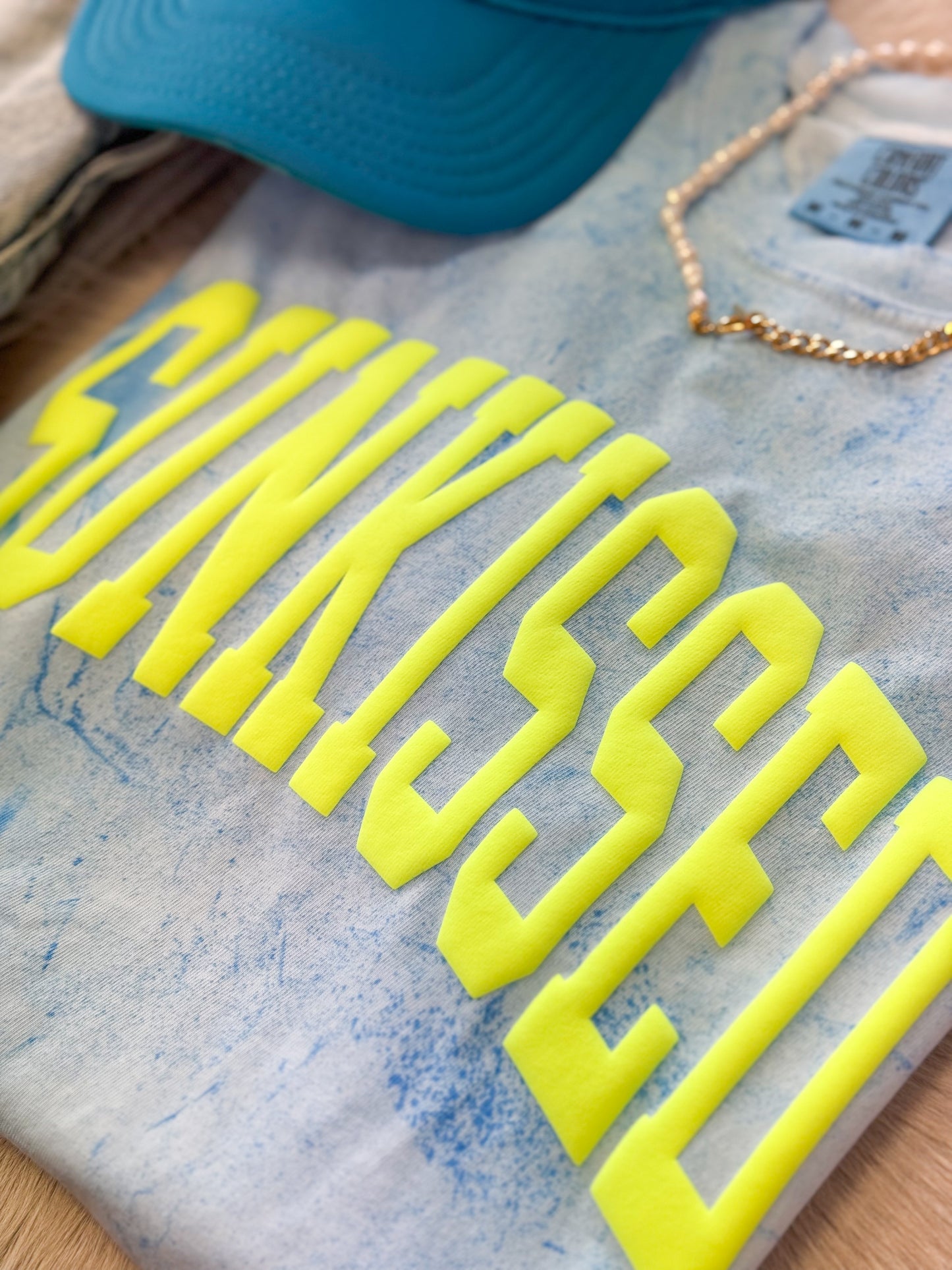 Sunkissed Tie Die Tee-Blue