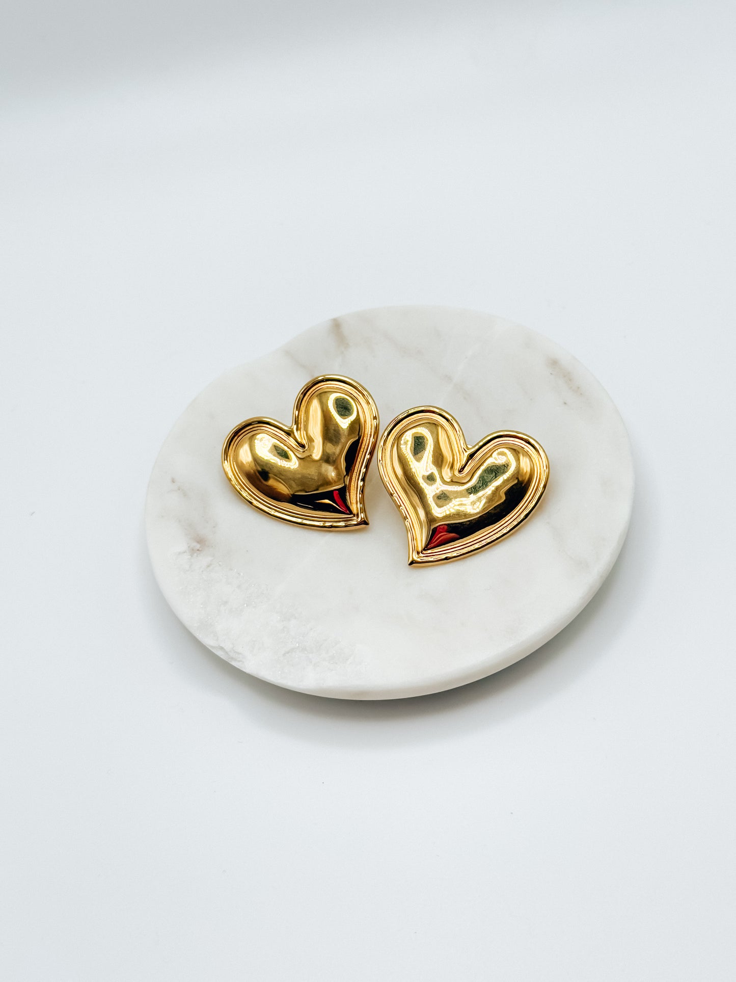 The Heart of Gold Studs