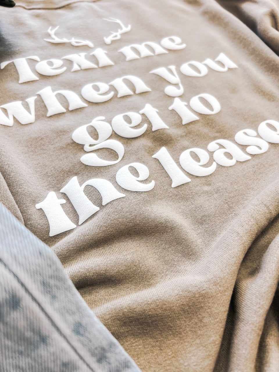 Text me when you get to the lease