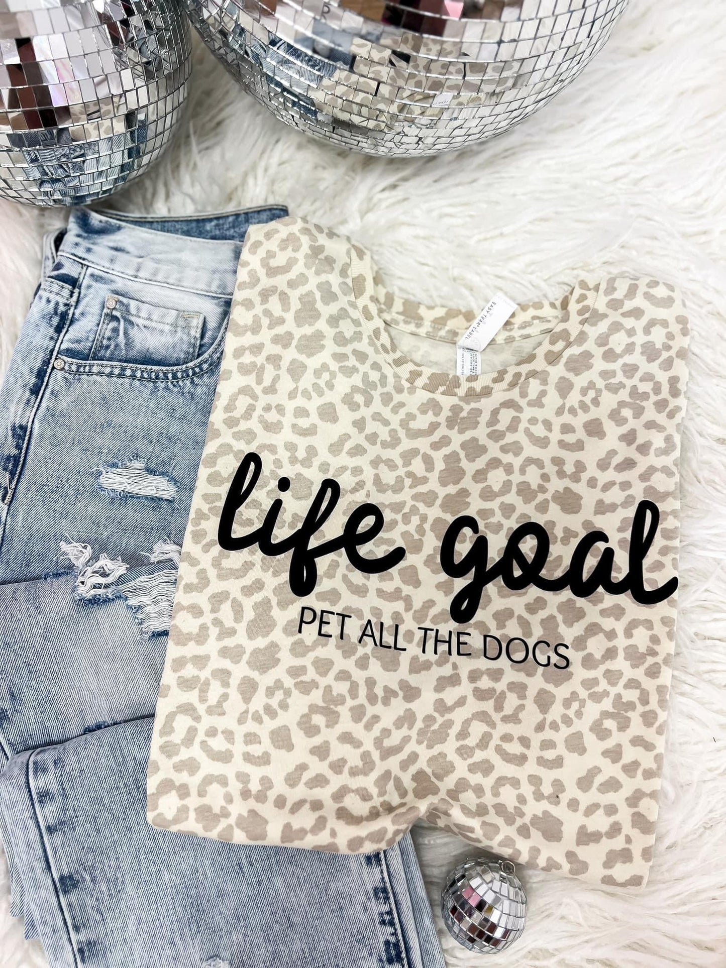 Life Goal Pet All Dogs Tee