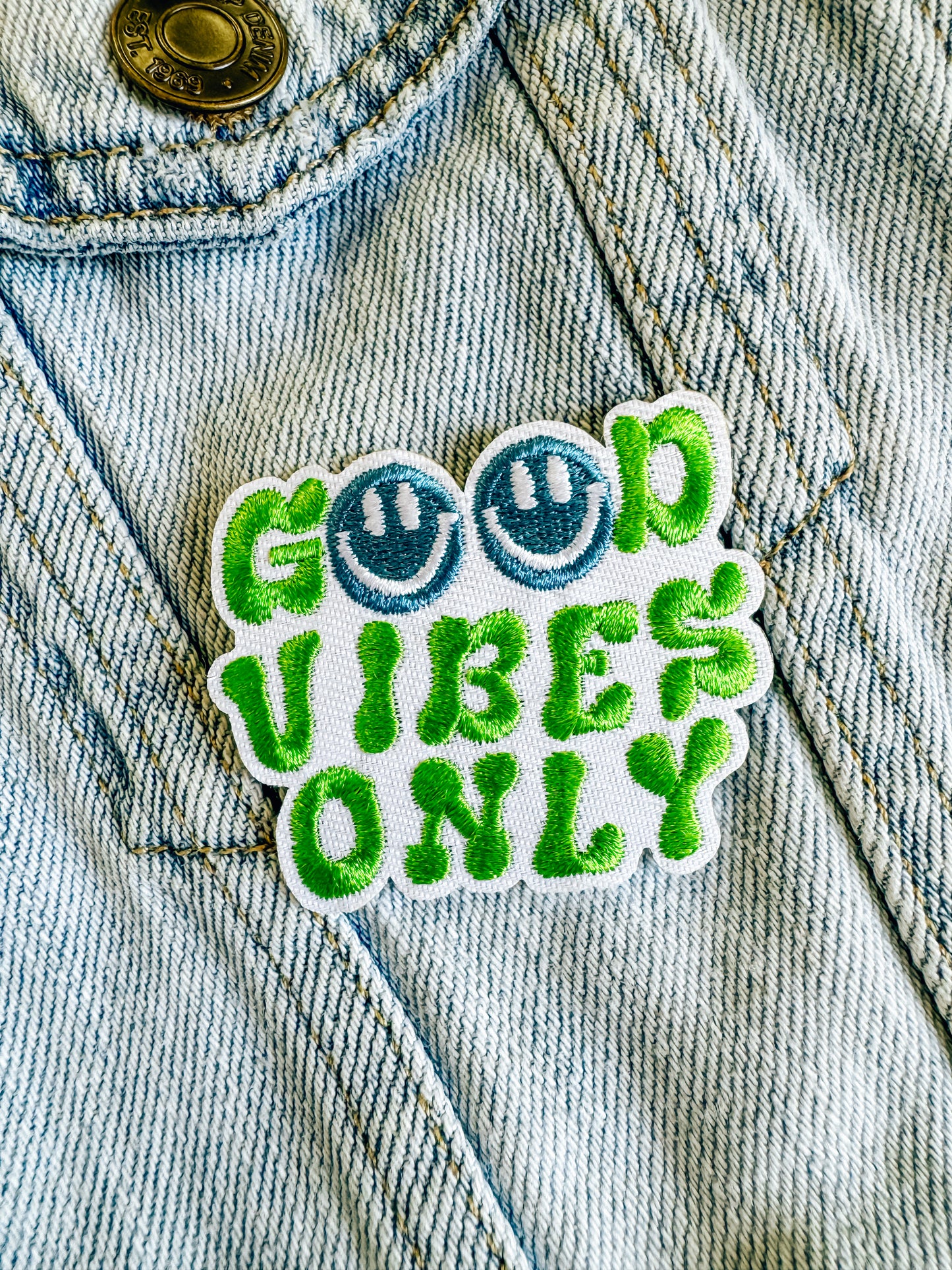 Good Vibes Only (Green) Patch