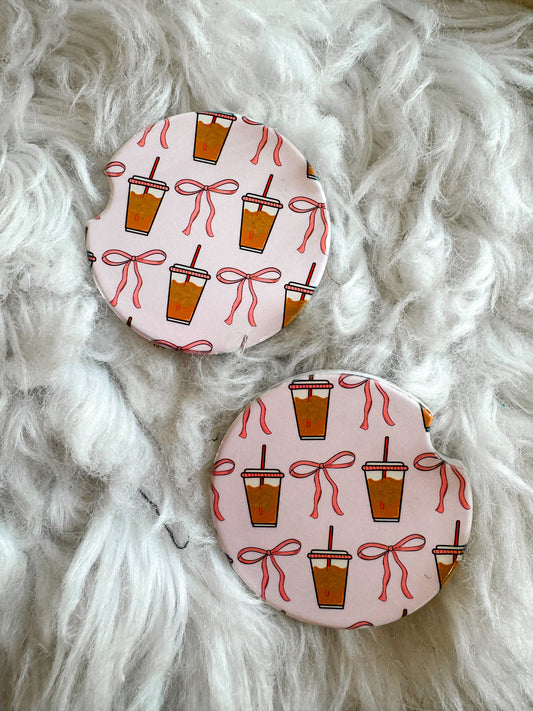 Coffee & Bows Drink Coasters