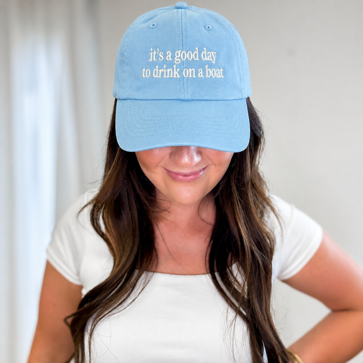 It's A Good Day To Drink On A Boat Baseball Hat