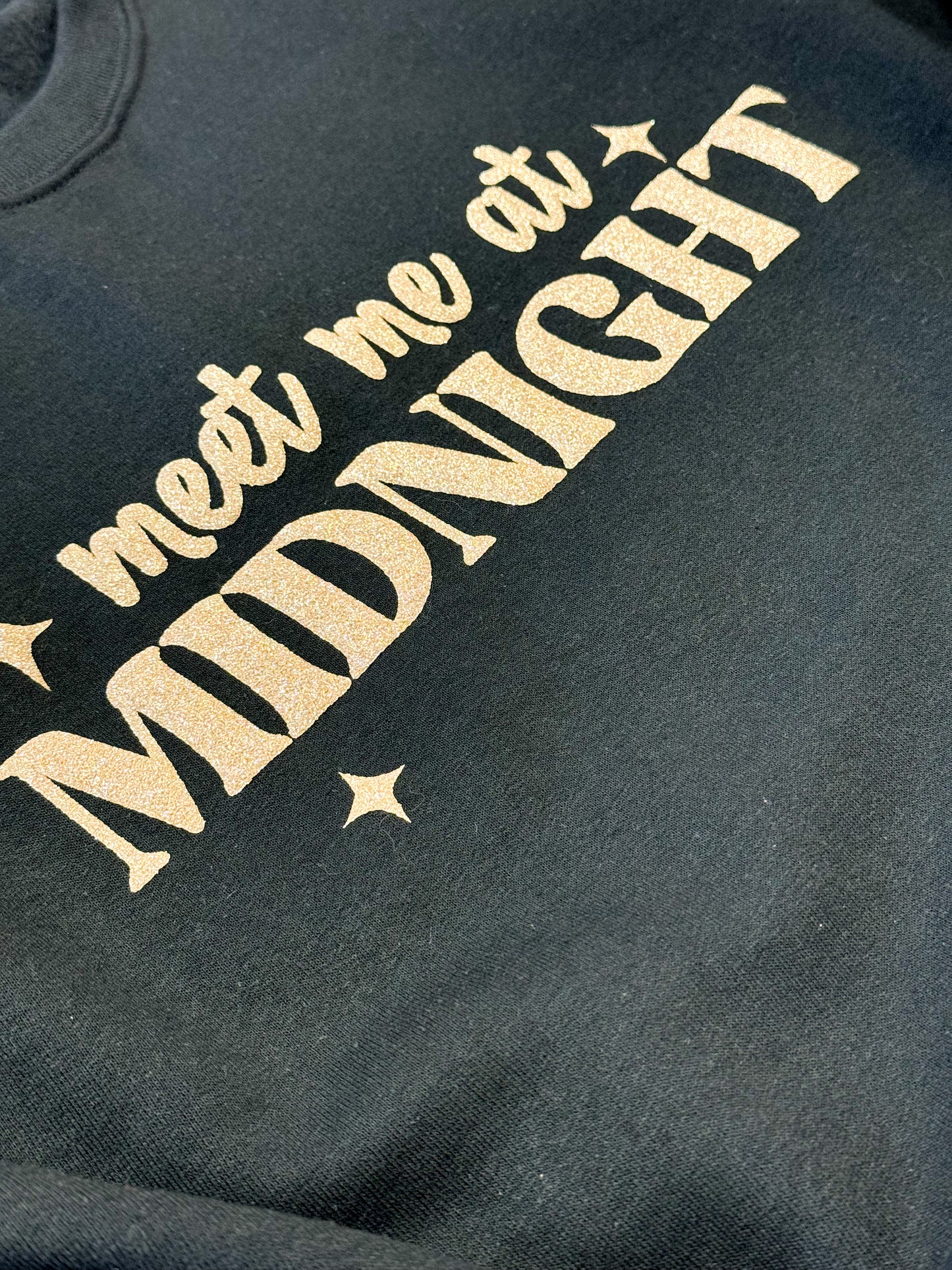 Meet Me At Midnight Glitter Sweatshirt