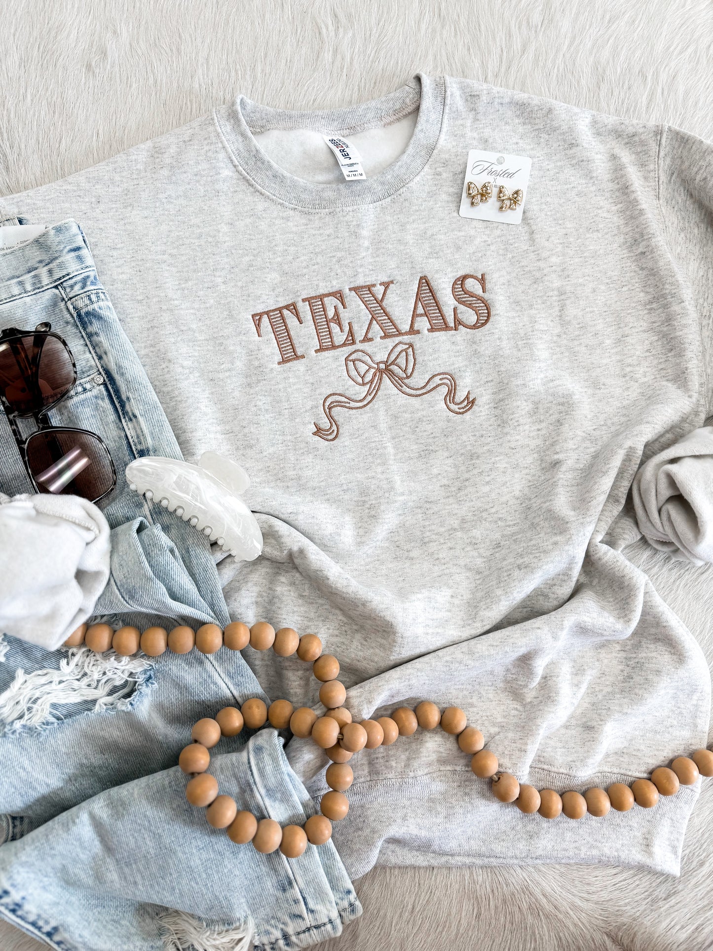 Texas Embroidered Sweatshirt