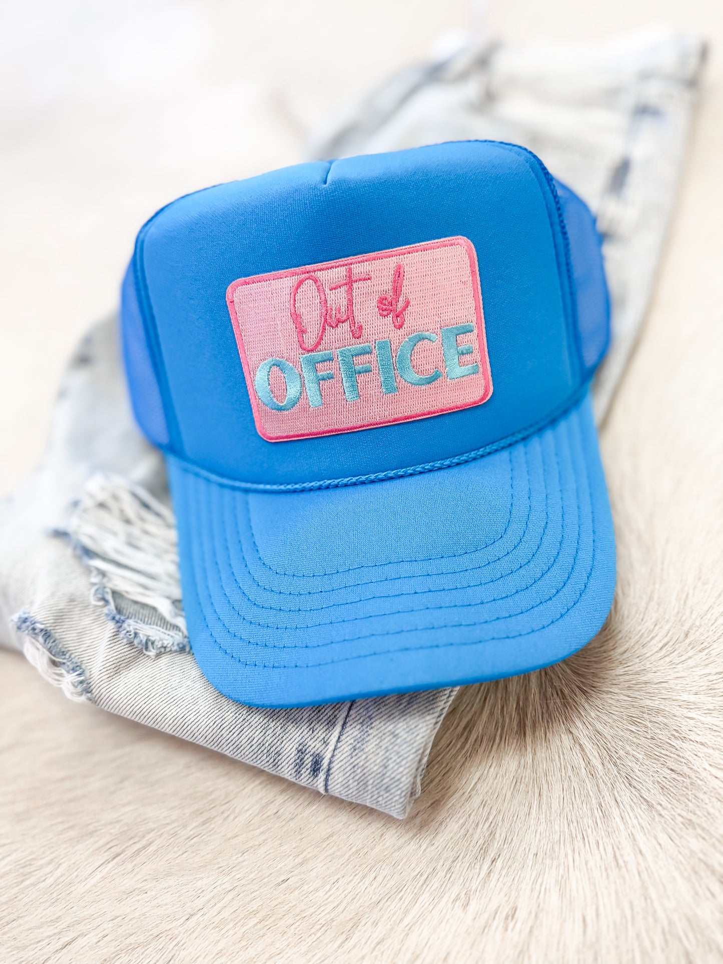 Out Of Office Patch Trucker