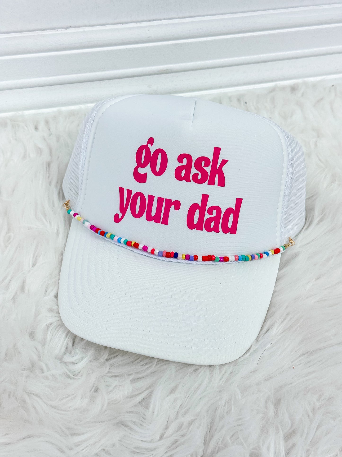 Go Ask Your Dad Trucker Hat