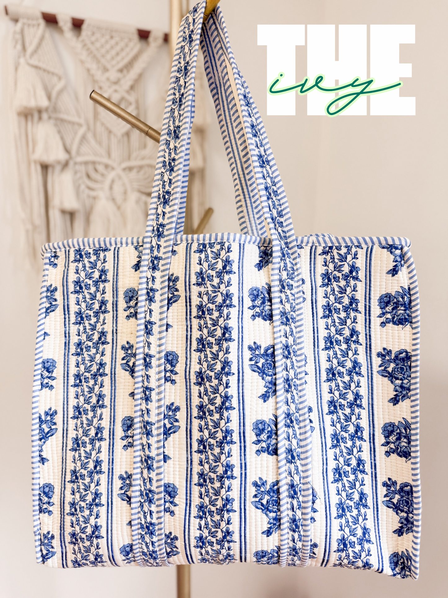Quilted Tote Bag