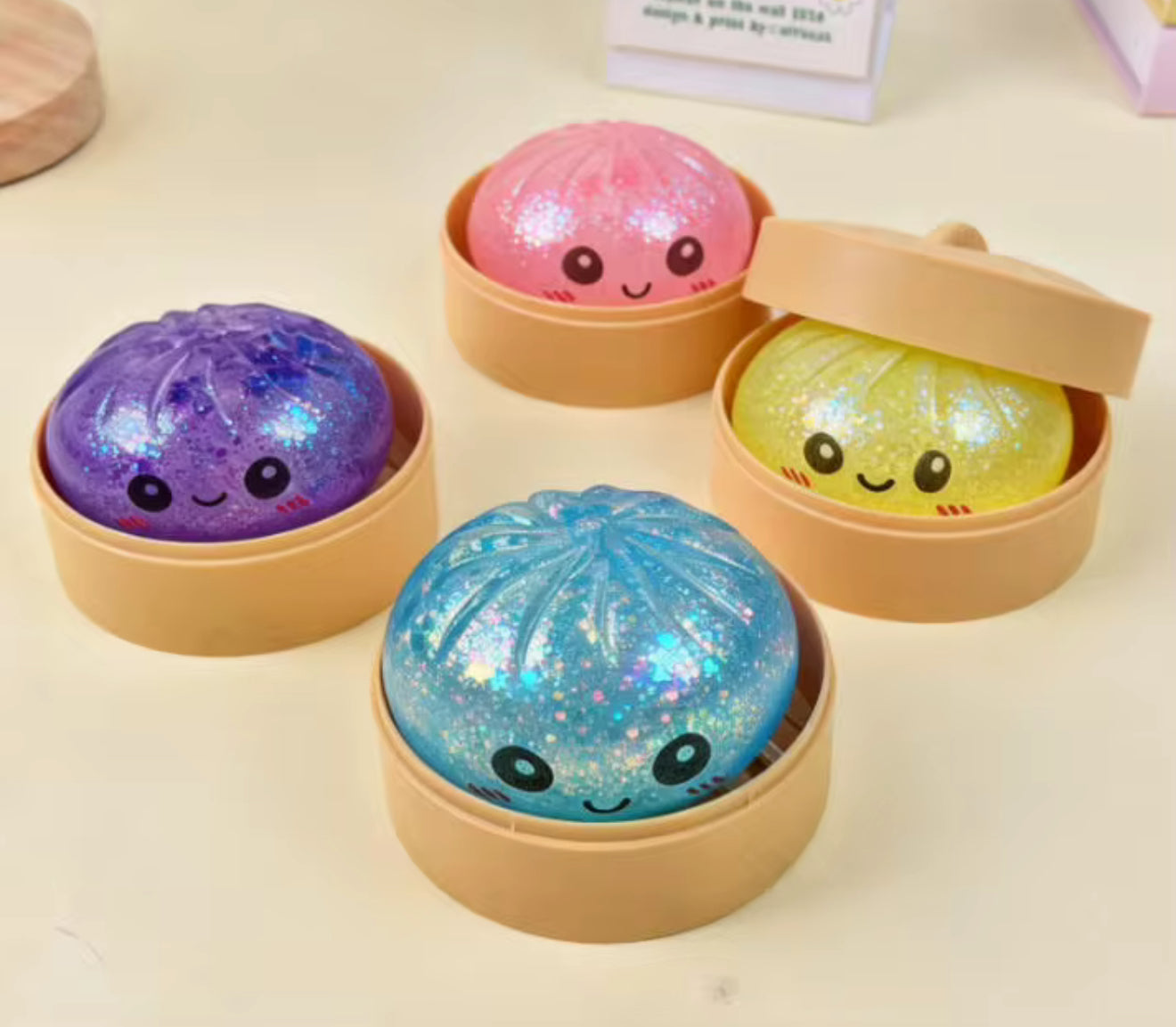 Glitter Dumpling Squishy ETA 5/22