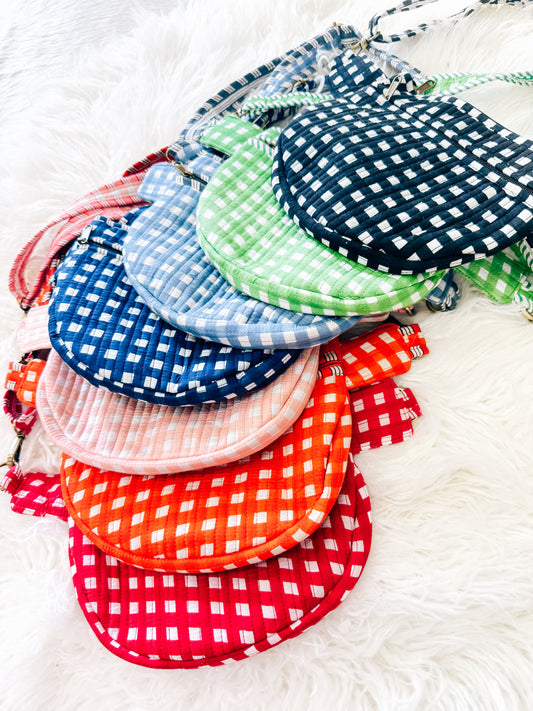 Gingham Quilted Bum Bag