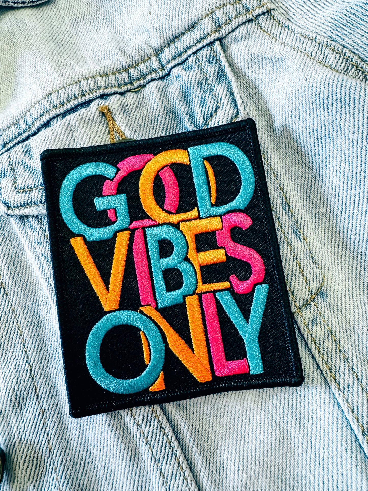 Good Vibes Only (Black) Patch