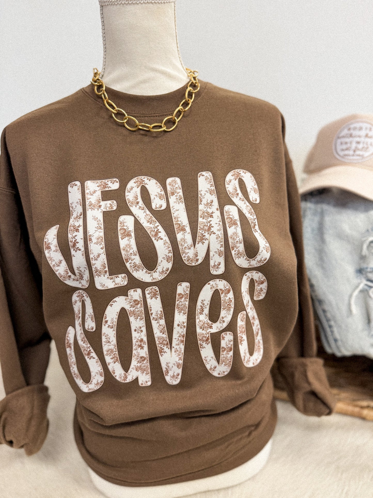 Jesus Saves Sweatshirt