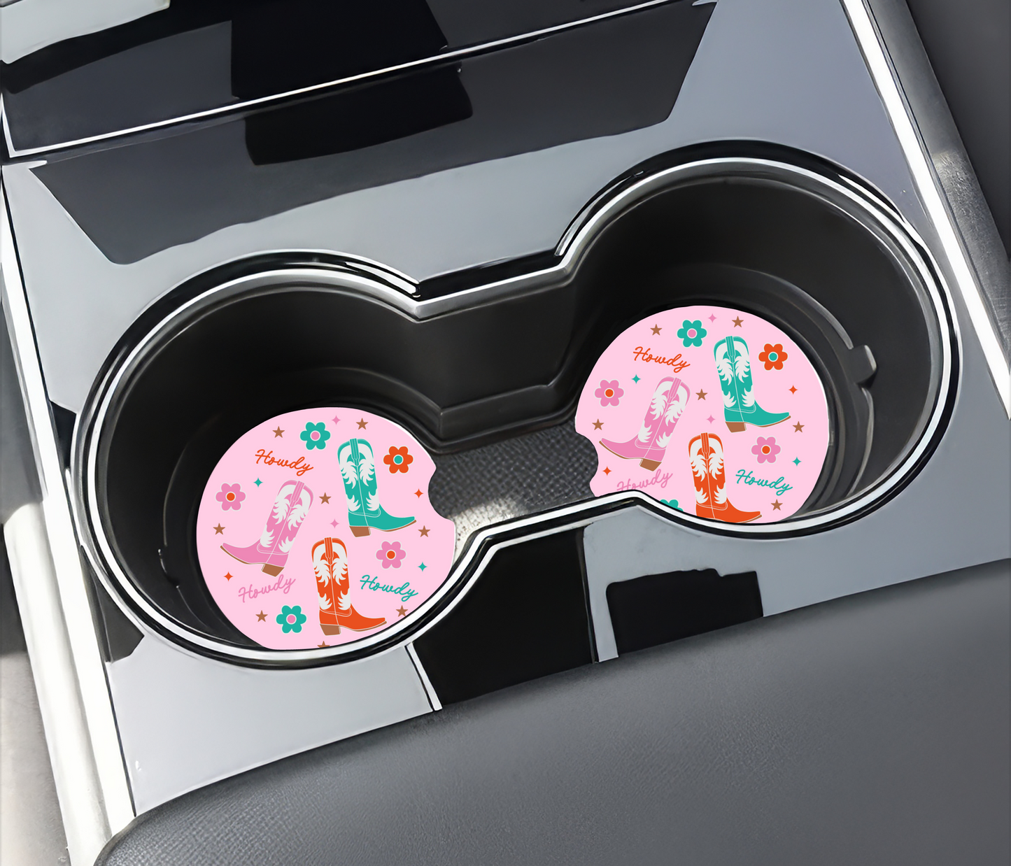 Howdy Car Coasters