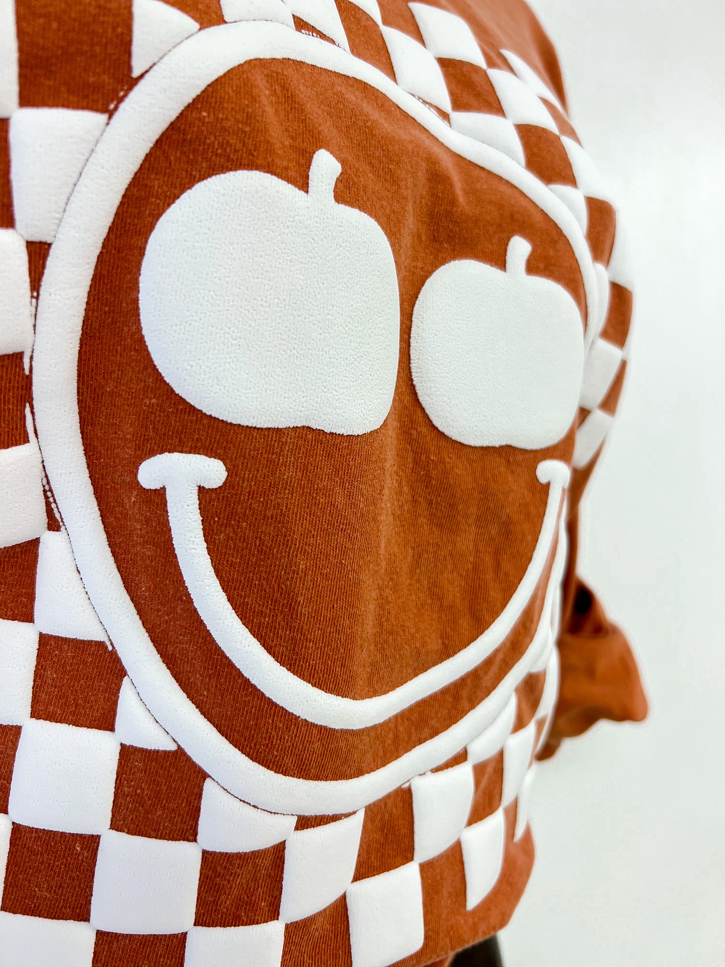 Checkered Pumpkin Tee