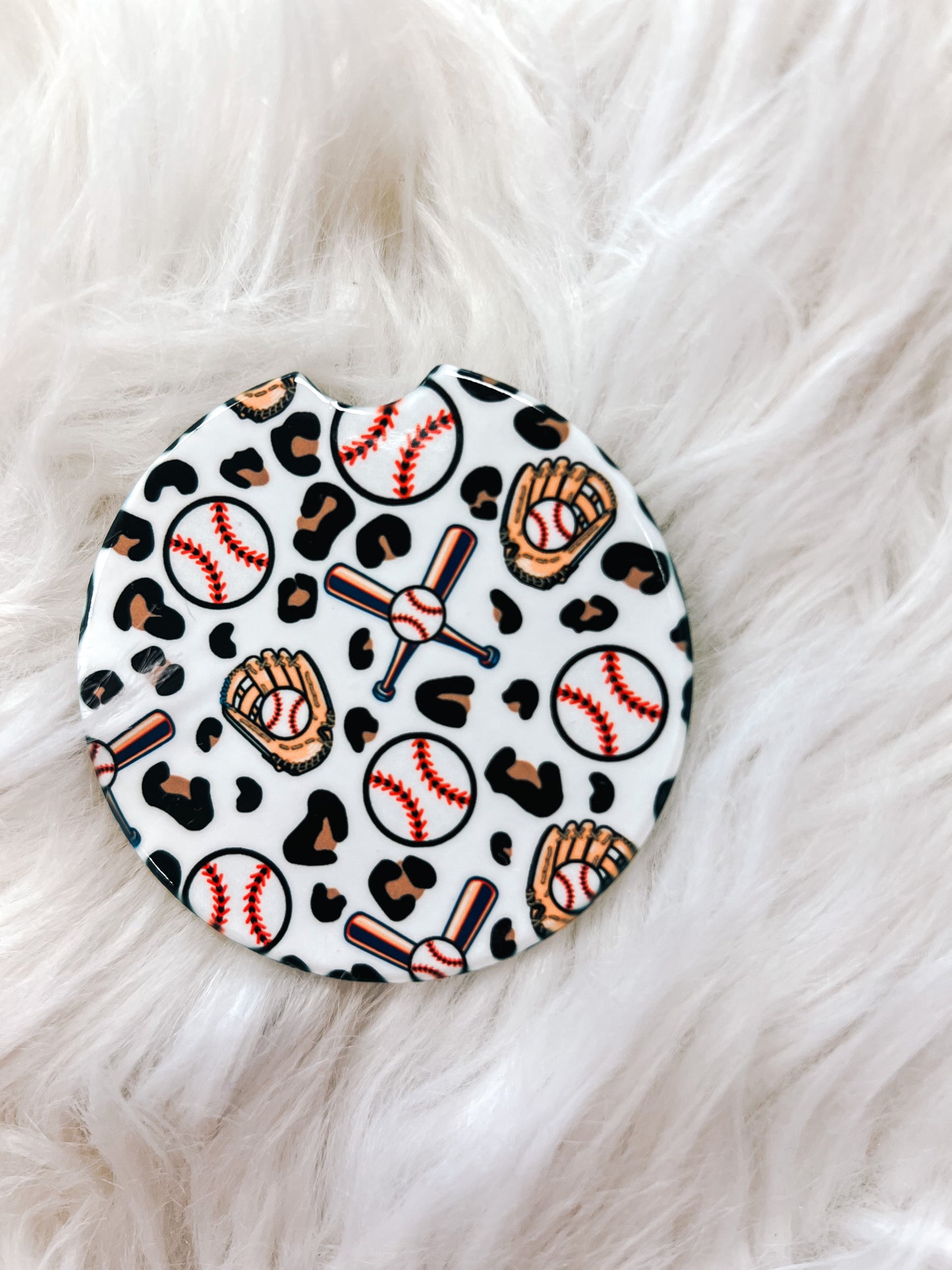 Baseball Car Coasters