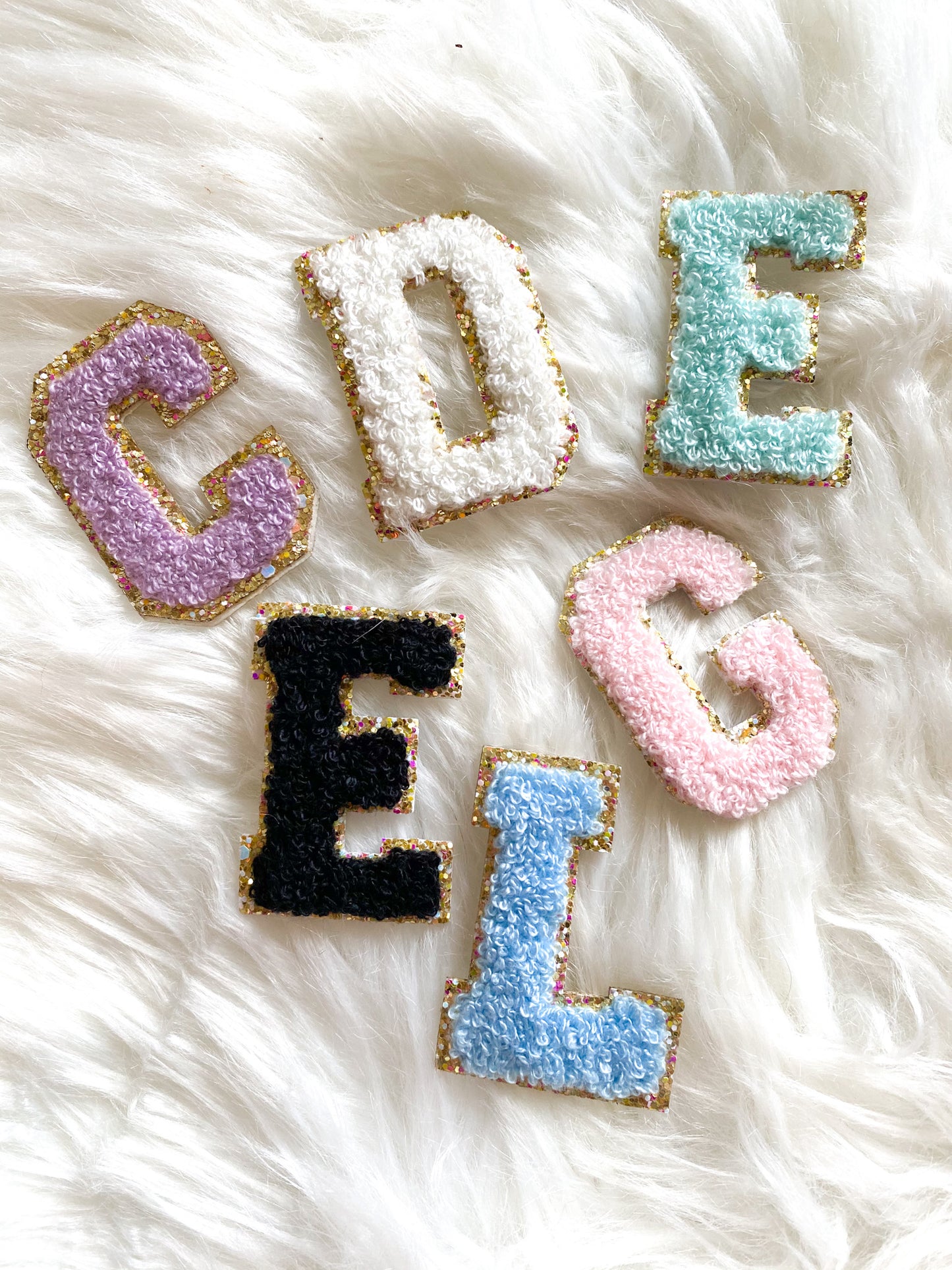 Chenille Letter Patches