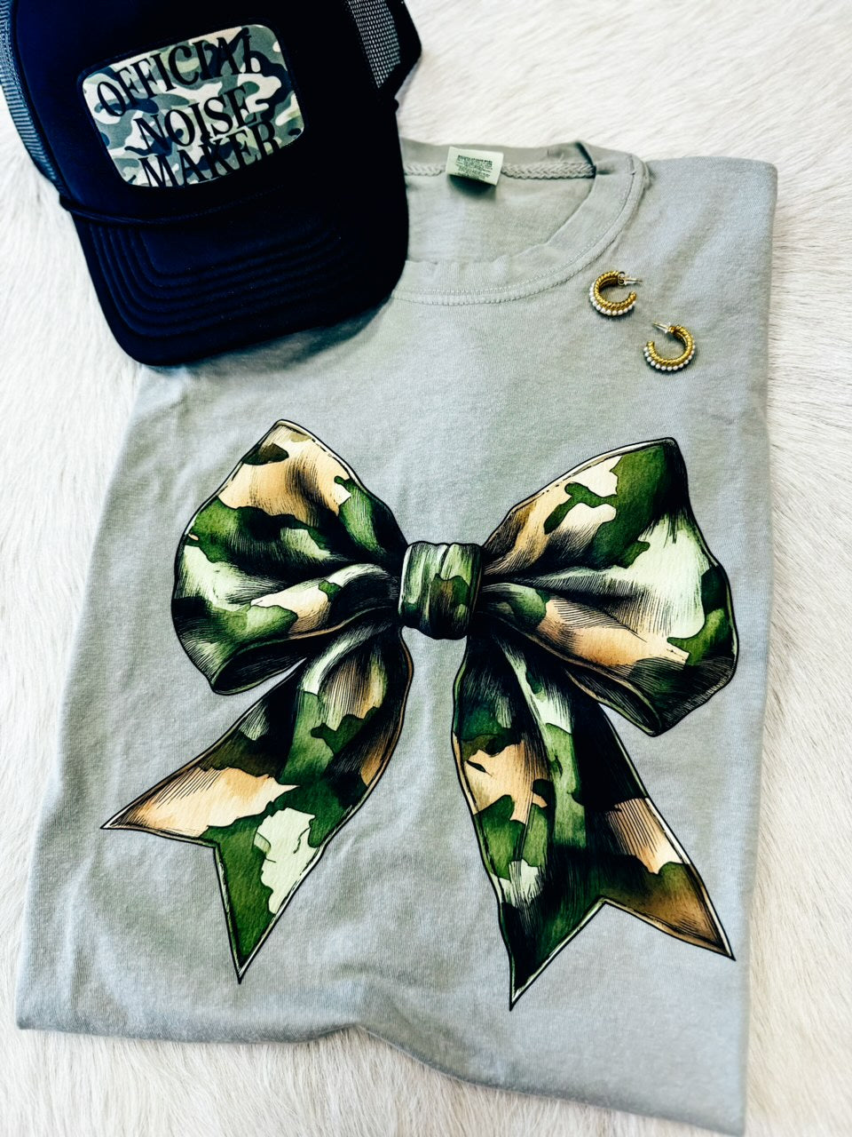 Camo Bow Tee