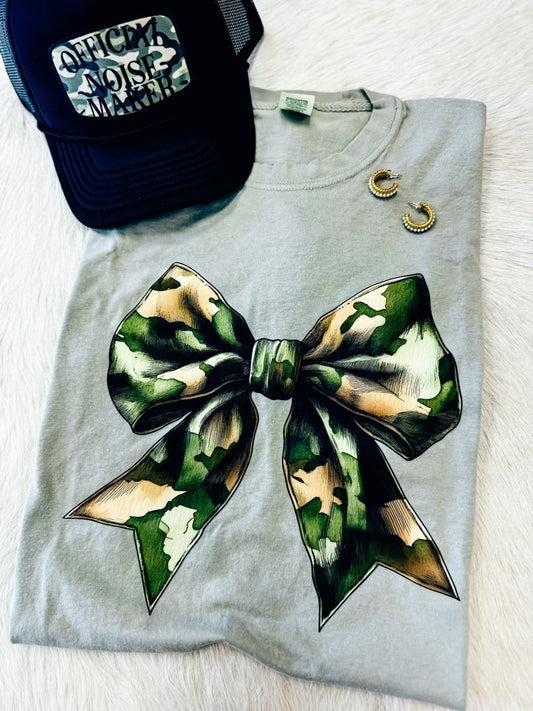 Camo Bow Tee