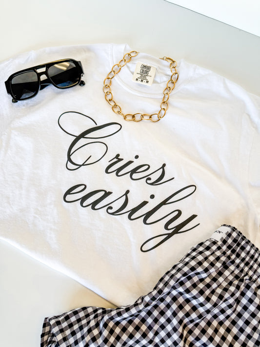 Cries Easily Tee