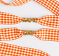 Game Day Gingham Shoe Lace Charm Set - ETA 6/30