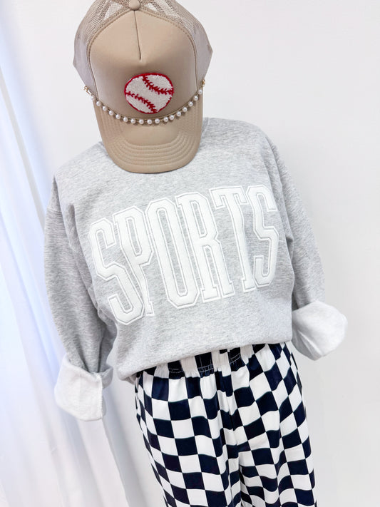 Sports Puff Print (Baseball) Sweatshirt