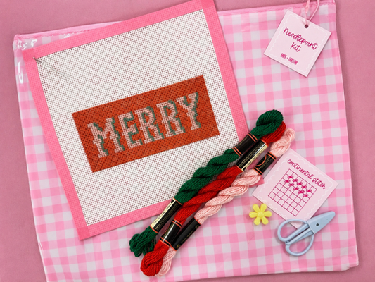 Merry Needlepoint Kit